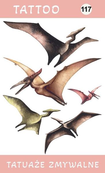 Tatuaże zmywalne Dinozaury zdjęcie 1
