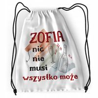 Plecak Dla Zofi Sportowy Szkolny Worek Torba Z Nadrukiem Ze Zdjęciem