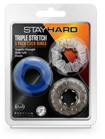 Zestaw 3 Wyjątkowych Ringów - Stay Hard Triple Stretch 3 Pack