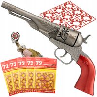Pistolet Metalowy Hukowy Na Kapiszony Spłonkę Kapiszon + Gratis 5x 360szt