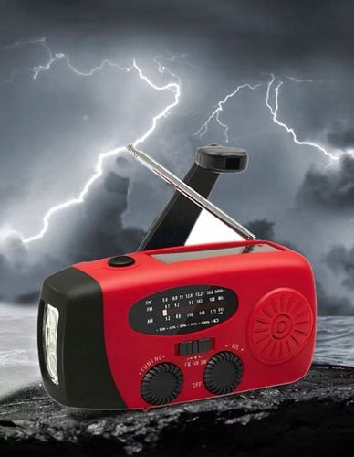 Radio Awaryjne Radio Solarne z korbę Solarne Powerbank Latarka 2000mAh na Arena.pl