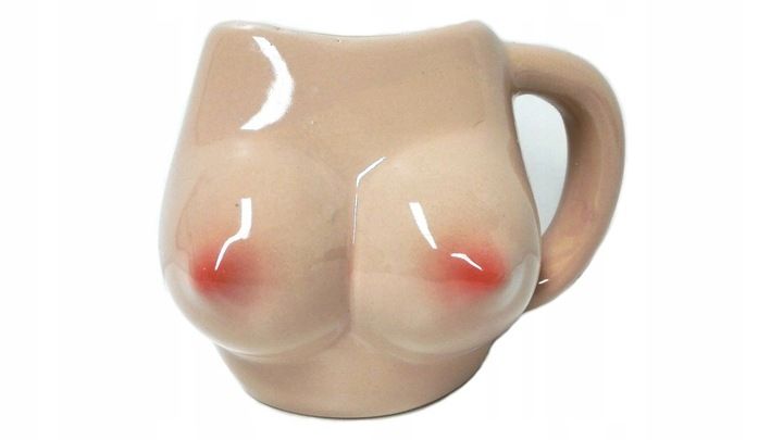 KUBEK ceramiczny PIERSI - cycki BIUST - dla faceta zdjęcie 5