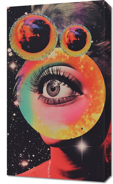 Obraz 40x70cm Oko w Kosmosie zdjęcie 1
