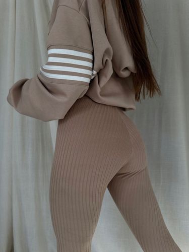 LA MANUEL - Legginsy SOFT TOUCH Camel - M na Arena.pl