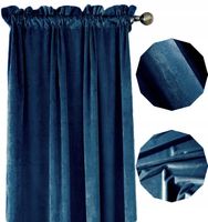 GOTOWE ZASŁONY WELWETOWE 140x250 GRUBE ZACIEMNIAJĄCE WELUR NA TAŚMIE KOLORY
