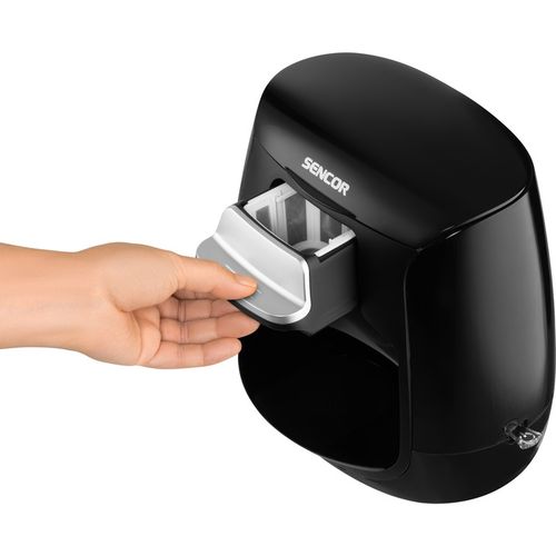 Mały ekspres przelewowy na dwie kawy 500W 0,3L czarny Sencor SCE 2100BK na Arena.pl