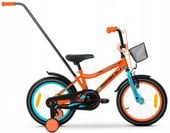 Rower dziecięcy 16" TABOU ROCKET ALU pomarańczowy R23