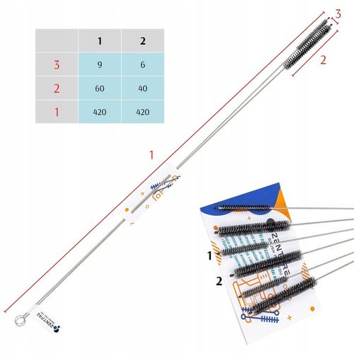 Szczotki Do Rurki Mleka Długie 40cm Czyszczenie Przewodu Mlecznego Ekspresu na Arena.pl