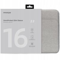 innostyle torba na laptopa 15 6 16 wodoodporna etui omniprotect slim szara