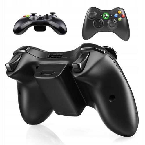 PAD do PC XBOX 360 BEZPRZEWODOWY KONTROLER + ODBIORNIK USB CZARNY na Arena.pl