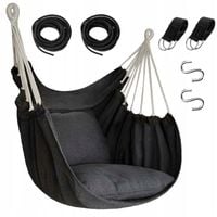 NOWOCZESNY HAMAK FOTEL OGRODOWY WISZĄCY KRZESŁO HUŚTAWKA