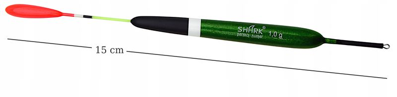 Spławik Przelotowy z BALSY SHARK Perfekt Hunter 1,0 g / 15 cm zdjęcie 2
