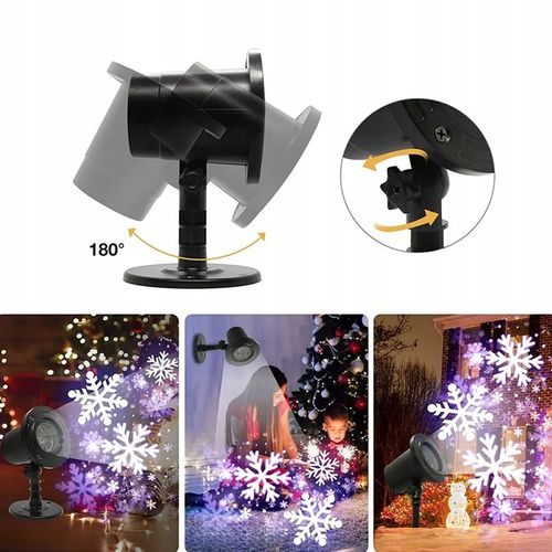 RZUTNIK RZUTNIK PROJEKTOR LASEROWY ZEWNĘTRZNY IP65 12 WZORÓW na Arena.pl