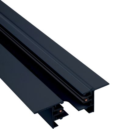 Szynoprzewód sufitowy 2m PROFILE RECESSED TRACK 9015 Nowodvorski 1-fazowa podtynkowa listwa 230V czarna na Arena.pl