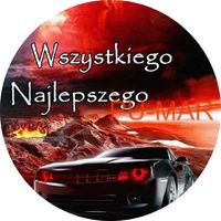 Opłatek na tort Urodziny Chevrolet Camaro Auto Samochód Logo Tekst Gratis