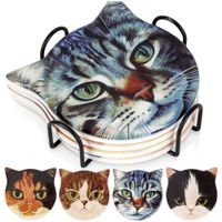 Podstawki pod kubek w stojaku kot 4 szt.