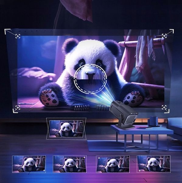 Projektor LED Alwtniet Hy320 mini czarny zdjęcie 11