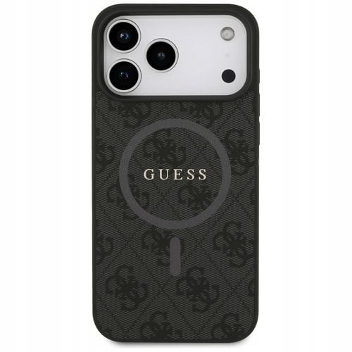 Etui GUESS 4G Ring Classic Logo MagSafe do iPhone 17 Pro Max Czarny na Arena.pl