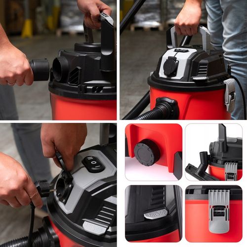 ODKURZACZ PRZEMYSŁOWY BEZWORKOWY GNIAZDO Z OTRZĄSACZEM PYŁU GIPSU na Arena.pl