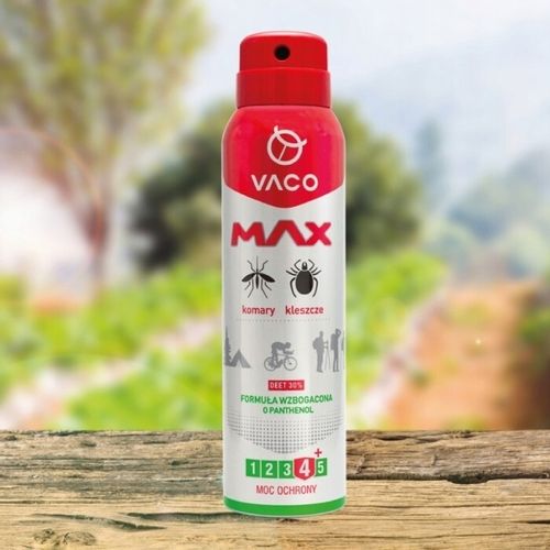 Spray na komary, kleszcze i meszki Max z DEET 30% Vaco 100 ml x 3 sztuki na Arena.pl