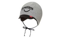 Broel ILIRIO czapka beanie dla chłopca szary/czarny 46-48