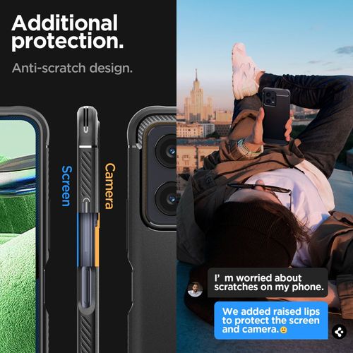 spigen rugged armor xiaomi redmi note 12 5g / poco x5 5g matte black na Arena.pl