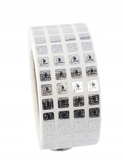 PLOMBA HOLOGRAM SECURITY VOID 10*10 mm - 500 szt zdjęcie 2