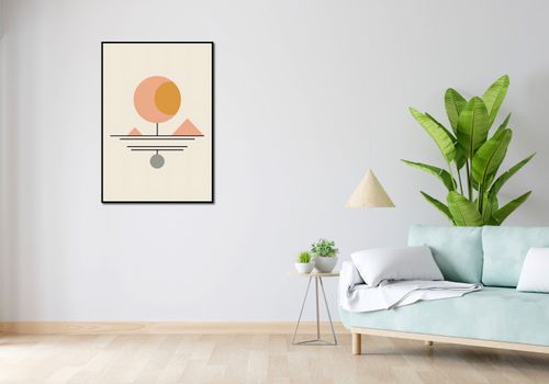 Plakat 68x98cm Geometryczna Utopia na Arena.pl