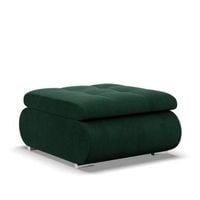 Pufa otwierana, schowek, Bosco, sztruks, 70x88x42 cm, zieleń | TYLETEGOTU