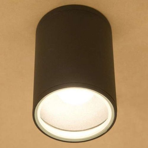 Downlight LAMPA zewnętrzna stropowa FOG 3403 Nowodvorski sufitowa OPRAWA ogrodowa outdoor IP44 tuba grafitowa na Arena.pl