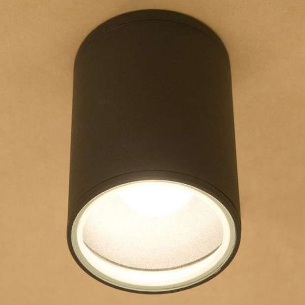 Downlight LAMPA zewnętrzna stropowa FOG 3403 Nowodvorski sufitowa OPRAWA ogrodowa outdoor IP44 tuba grafitowa zdjęcie 2
