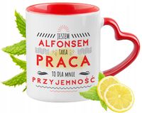Dla Alfonsa Czerwony Z Uszkiem W Kształcie Serca Na Prezent Z Nadrukiem