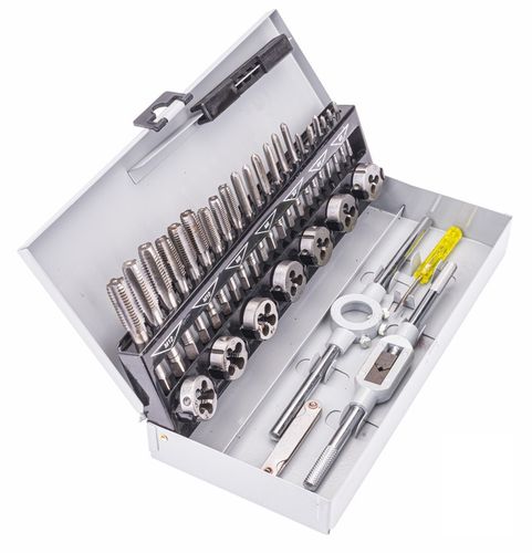 ZESTAW NARZYNEK I GWINTOWNIKÓW WALIZKA KALIBROWNIK 32 ELEMENTY M3-M12 na Arena.pl