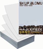 Ulotki A4 reklamowe firmowe 1000szt różne wzory SKUP ZŁOMU