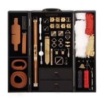 zestaw bondage all-in-1 bdsm play kit brown lockink