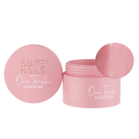 SAUTE NAILS Żel budujący do paznokci ONE TOUCH - GLITTER NATURAL - 30g