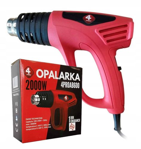 OTTENSTEN 4PROAB600 OPALARKA 2000W 450-600°C 230V na Arena.pl