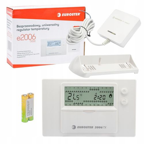 STEROWNIK REGULATOR TEMPERATURY BEZPRZEWODOWY TERMOSTAT TYGODNIOWY 2006TXRX na Arena.pl