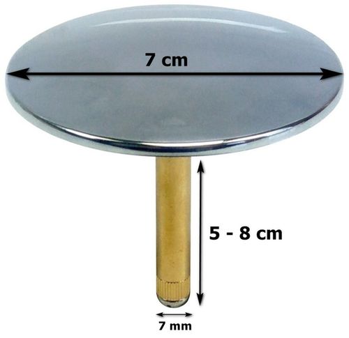 KOREK SYFONU WANNOWEGO ZATYCZKA WANNY ? 70mm 7cm na Arena.pl
