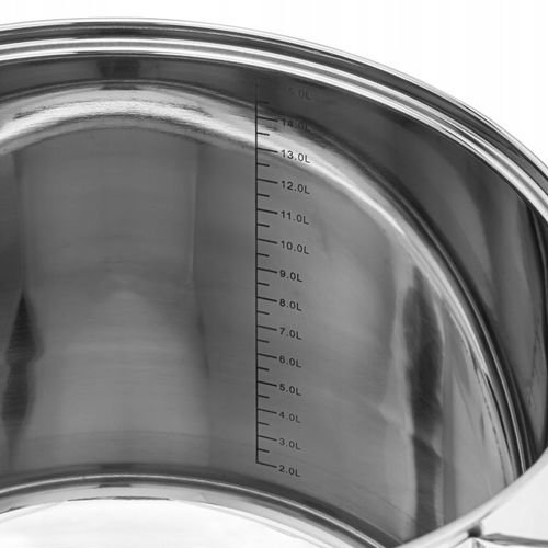 Wysoki garnek indukcja DUŻY stal nierdzewna Altom Design Fabio 15 litrów na Arena.pl