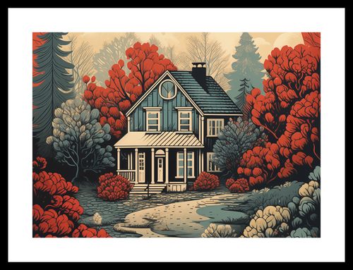 Plakat 35x25cm Idylla Rustykalna na Arena.pl