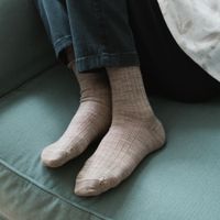 SKARPETY DZIECIĘCE MERINO WOOL BEZUCISKOWE 130 26-28 szary