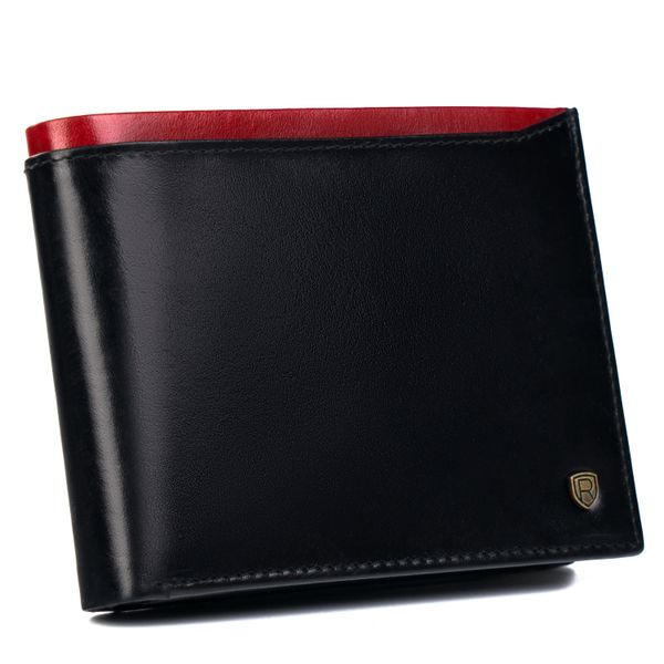 portfel męski n992-rvt black+red zdjęcie 12
