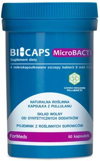 Bicaps MicroBACTI Probiotyk 60 kapsułek ForMeds