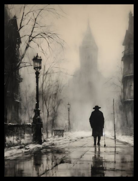 Plakat 60x80cm Mgła nad Londynem zdjęcie 2