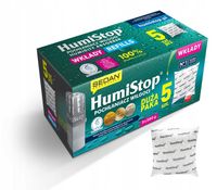 5 X HUMISTOP ZAPAS DO POCHŁANIACZA WILGOCI SEDAN+ GRATIS