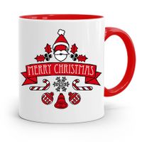 Kubek Czerwony Świąteczny Pod Choinkę Na Mikołaja Z Nadrukiem Ze Zdjęciem