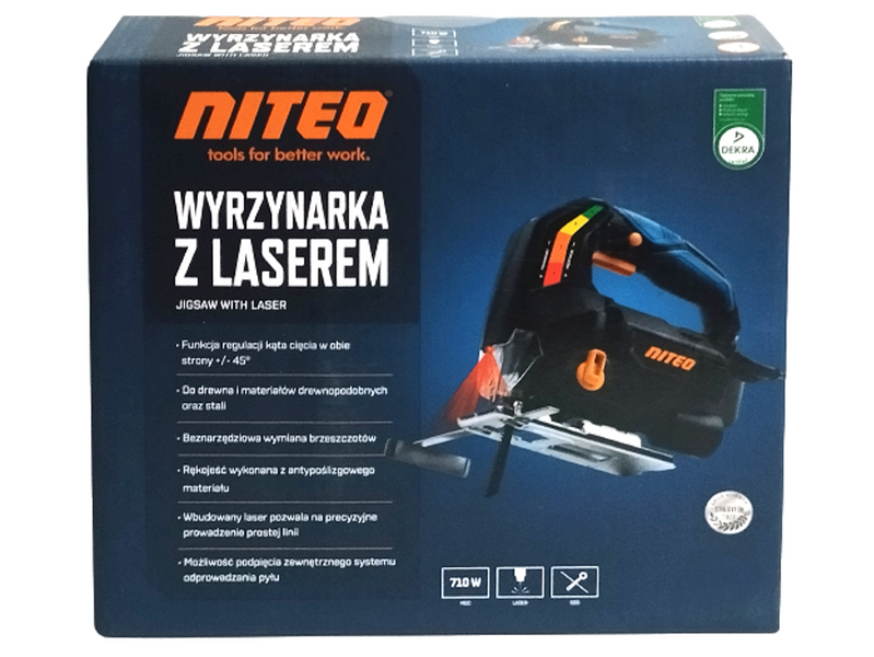 Wyrzynarka SDS 710W z laserem, regulacja prędkości zdjęcie 4