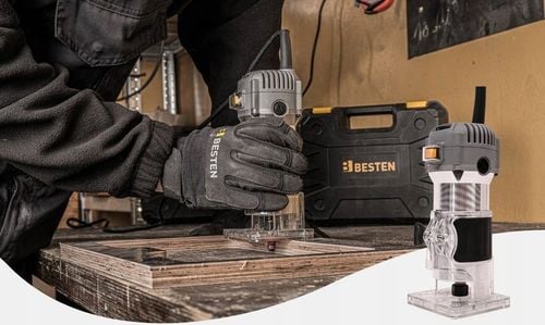 Frezarka górnowrzecionowa 800W do drewna pionowa ręczna do krawędzi na Arena.pl