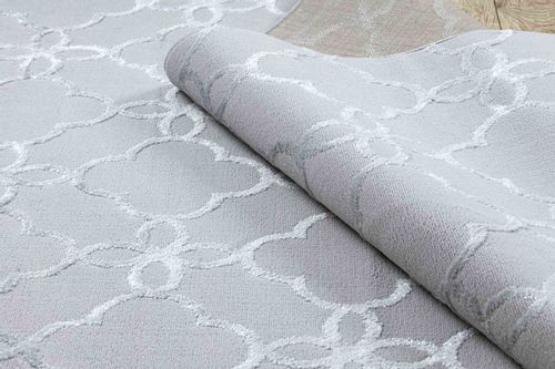 RUG/LU/TREX/CLOVER/GREY+WHITE/80x150 na Arena.pl